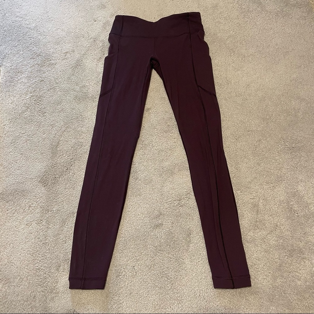 Dark purple speed up leggings